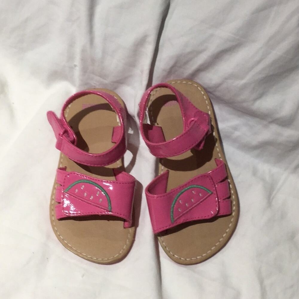 Gymboree watermelon sandal 6 worn once